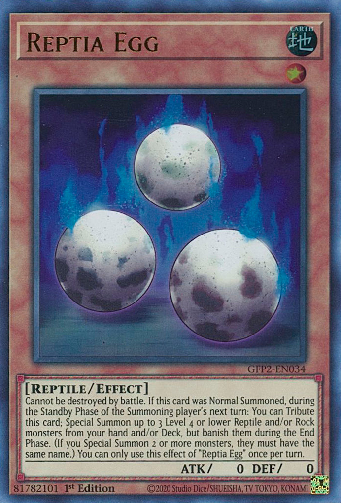 Reptia Egg [GFP2-EN034] Ultra Rare | Tables and Towers