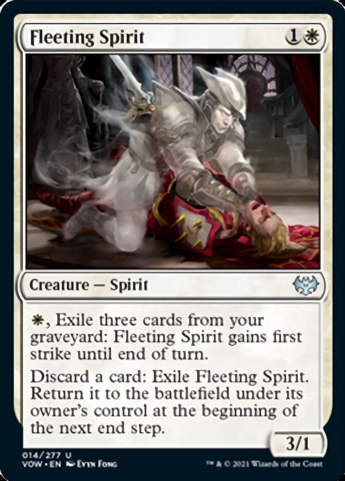 Fleeting Spirit [Innistrad: Crimson Vow] | Tables and Towers