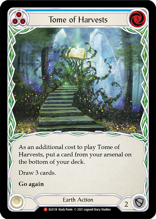 Tome of Harvests [ELE118] (Tales of Aria)  1st Edition Rainbow Foil | Tables and Towers