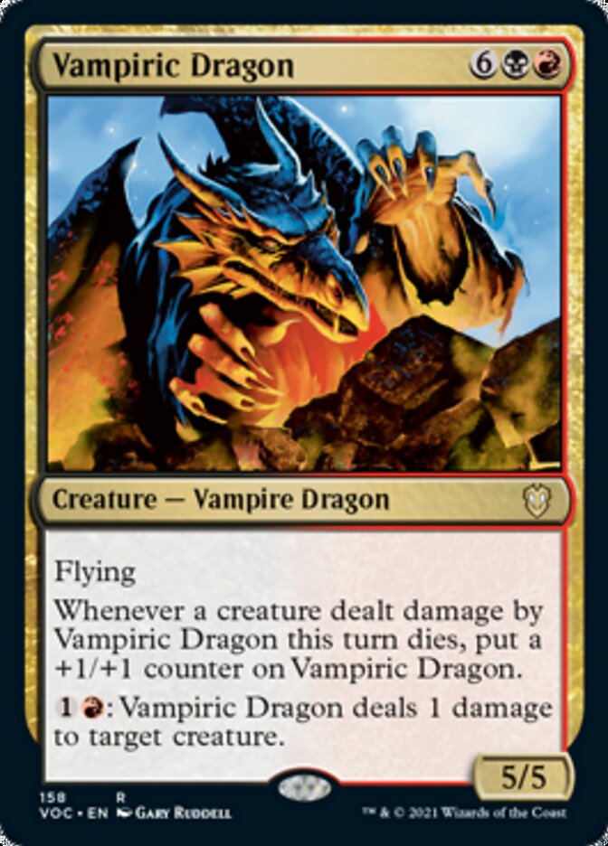 Vampiric Dragon [Innistrad: Crimson Vow Commander] | Tables and Towers