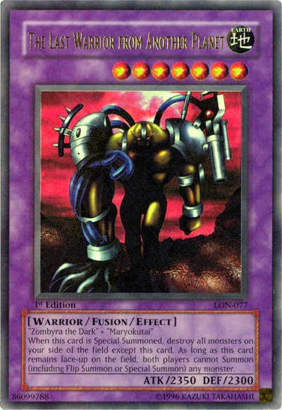 The Last Warrior from Another Planet [LON-077] Ultra Rare | Tables and Towers