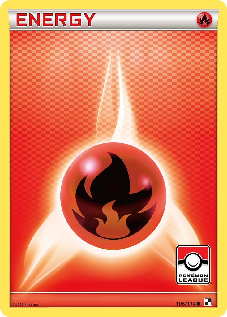 Fire Energy (106/114) [Black & White: Base Set] | Tables and Towers