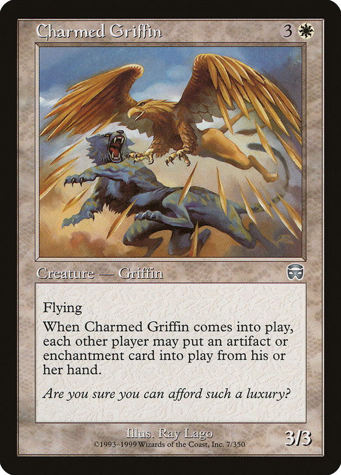 Charmed Griffin [Mercadian Masques] | Tables and Towers