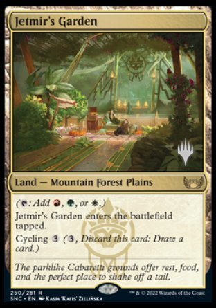 Jetmir's Garden (Promo Pack) [Streets of New Capenna Promos] | Tables and Towers