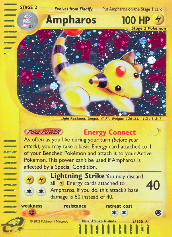 Ampharos (2/165) [Expedition: Base Set] | Tables and Towers