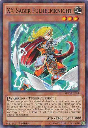 XX-Saber Fulhelmknight [SP15-EN005] Shatterfoil Rare | Tables and Towers