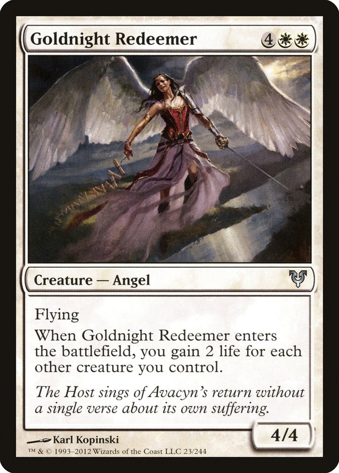 Goldnight Redeemer [Avacyn Restored] | Tables and Towers