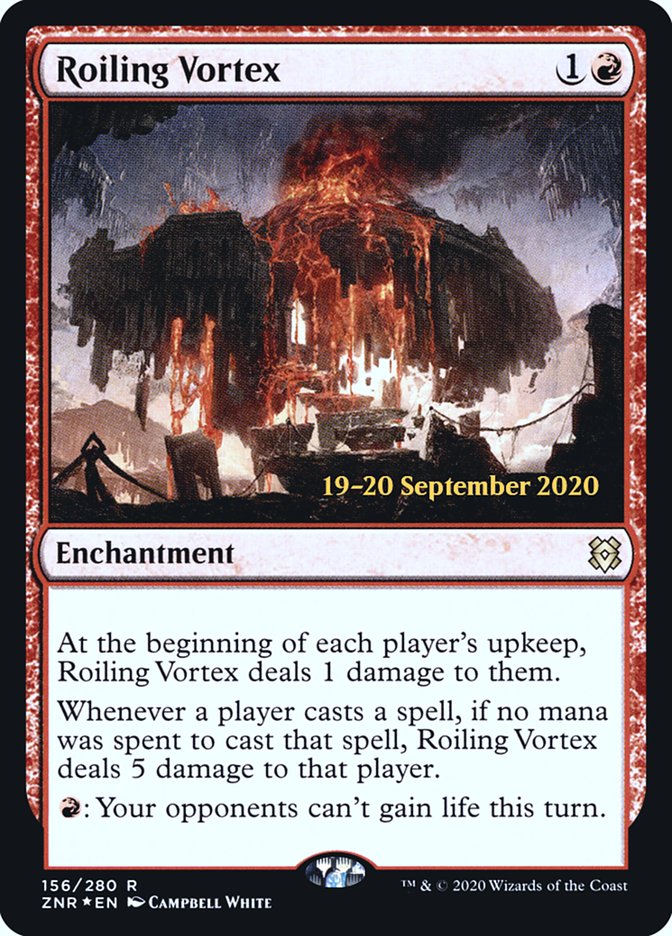 Roiling Vortex [Zendikar Rising Prerelease Promos] | Tables and Towers