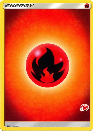 Fire Energy (Charizard Stamp #8) [Battle Academy 2020] | Tables and Towers