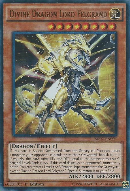 Divine Dragon Lord Felgrand [SR02-EN001] Ultra Rare | Tables and Towers