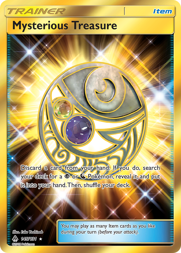 Mysterious Treasure (145/131) [Sun & Moon: Forbidden Light] | Tables and Towers