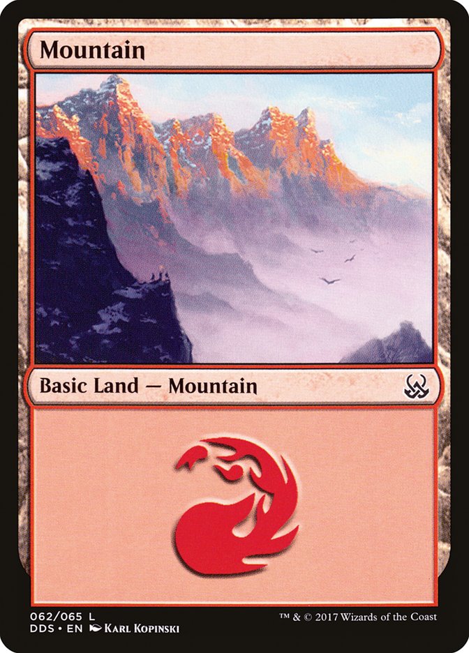 Mountain (62) [Duel Decks: Mind vs. Might] | Tables and Towers