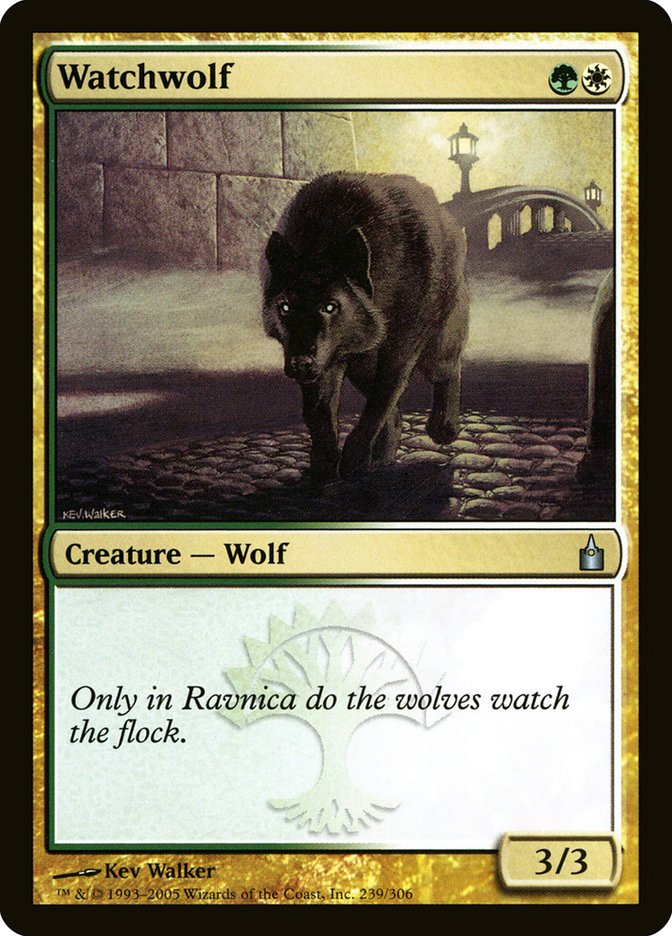 Watchwolf [Ravnica: City of Guilds] | Tables and Towers