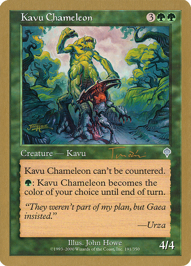 Kavu Chameleon (Jan Tomcani) [World Championship Decks 2001] | Tables and Towers