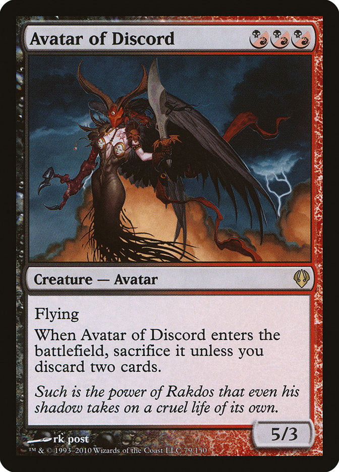 Avatar of Discord [Archenemy] | Tables and Towers