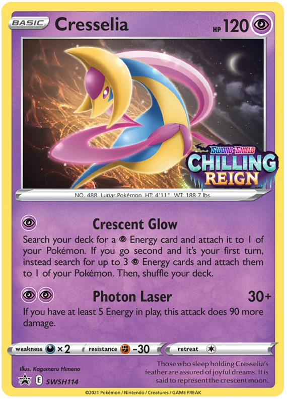 Cresselia (SWSH114) [Sword & Shield: Black Star Promos] | Tables and Towers