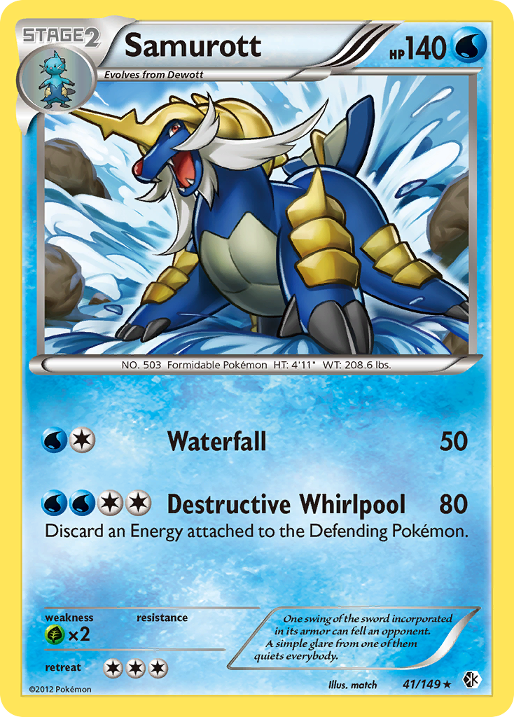 Samurott (41/149) [Black & White: Boundaries Crossed] | Tables and Towers