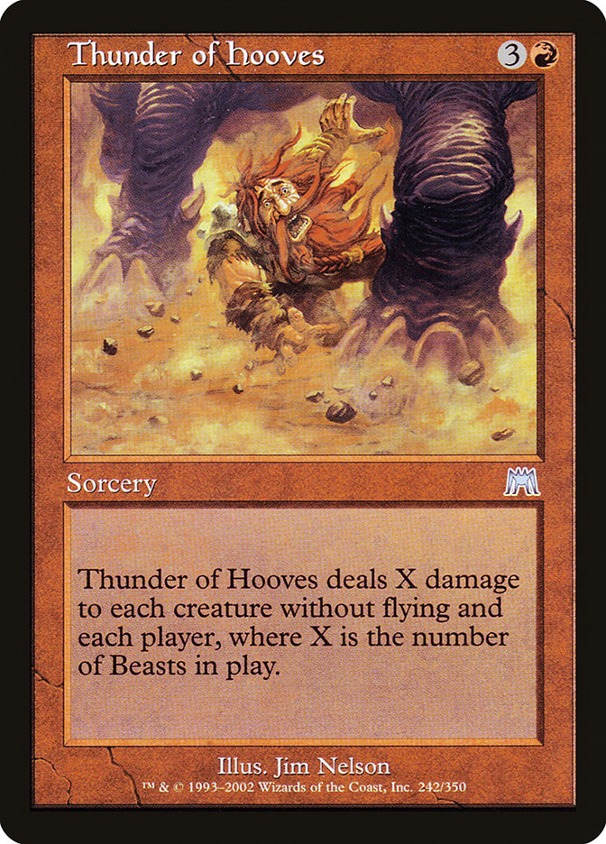 Thunder of Hooves [Onslaught] | Tables and Towers