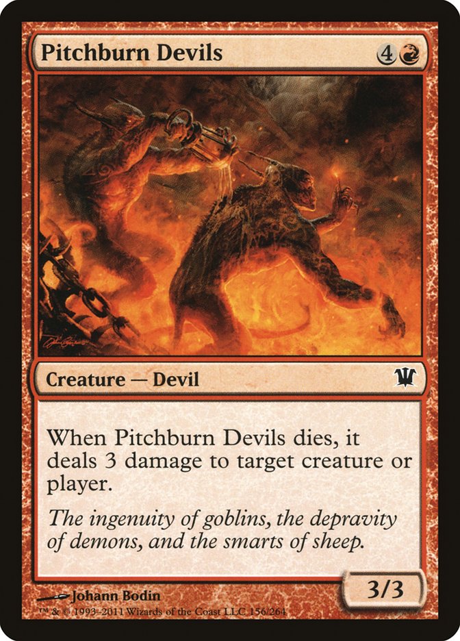 Pitchburn Devils [Innistrad] | Tables and Towers