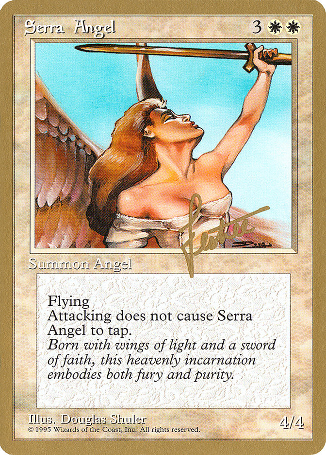 Serra Angel (Bertrand Lestree) [Pro Tour Collector Set] | Tables and Towers