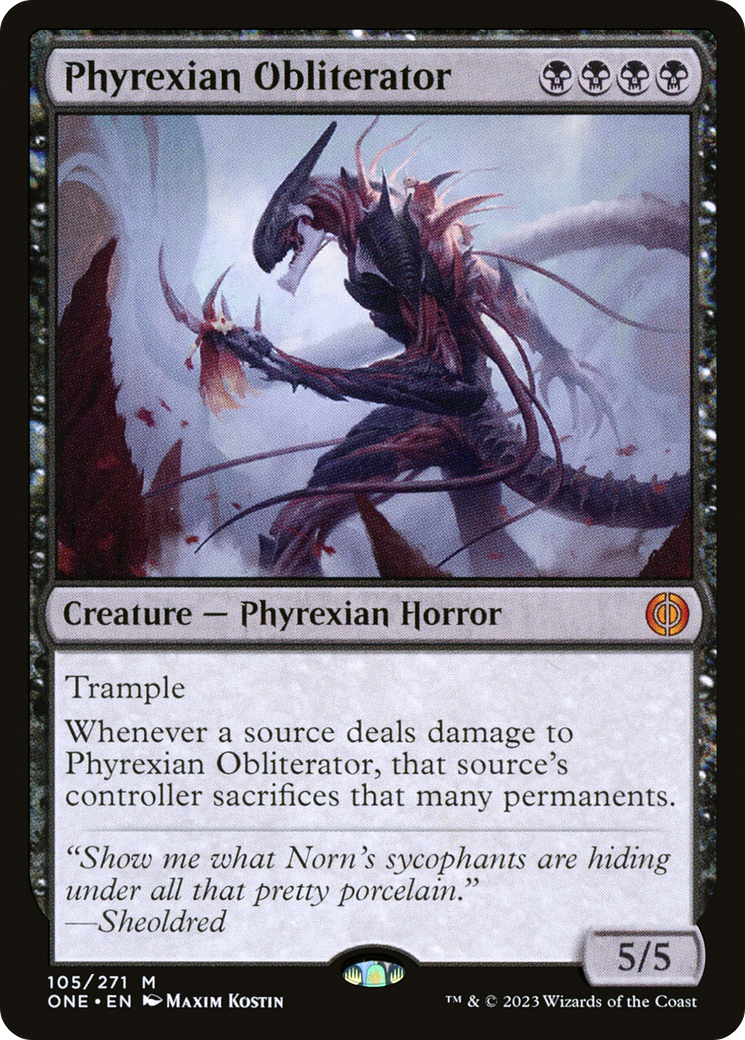 Phyrexian Obliterator [Phyrexia: All Will Be One] | Tables and Towers