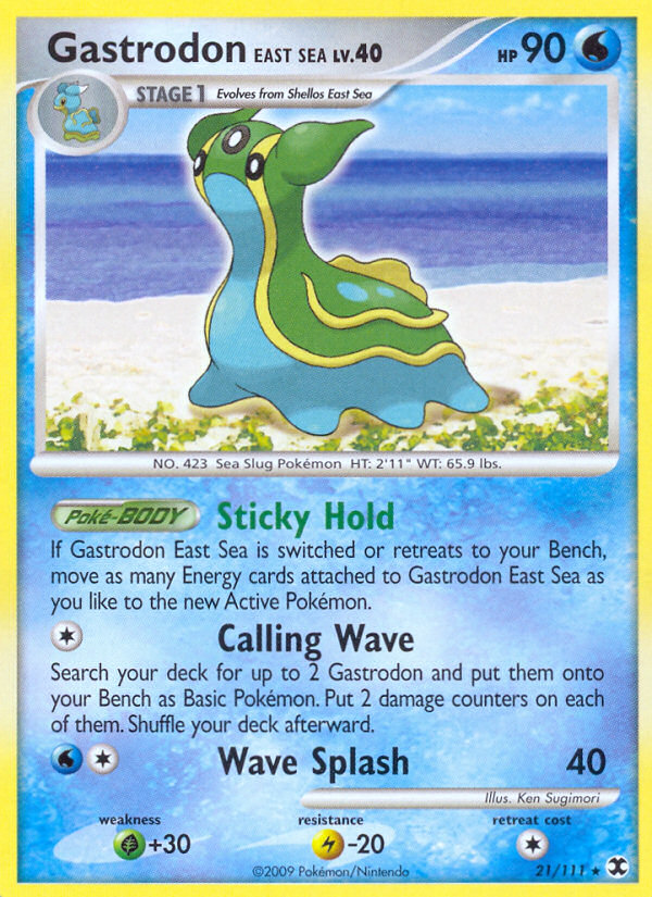 Gastrodon East Sea (21/111) [Platinum: Rising Rivals] | Tables and Towers