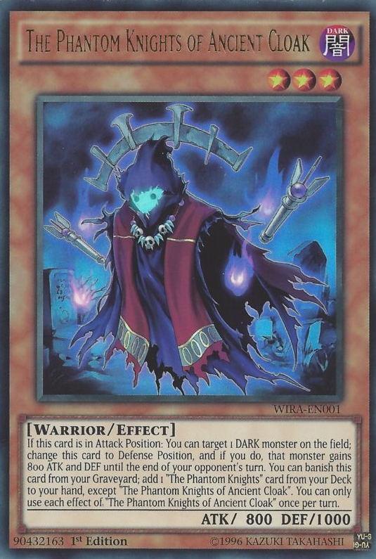 The Phantom Knights of Ancient Cloak [WIRA-EN001] Ultra Rare | Tables and Towers