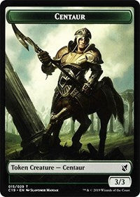 Centaur // Egg Double-Sided Token [Commander 2019 Tokens] | Tables and Towers