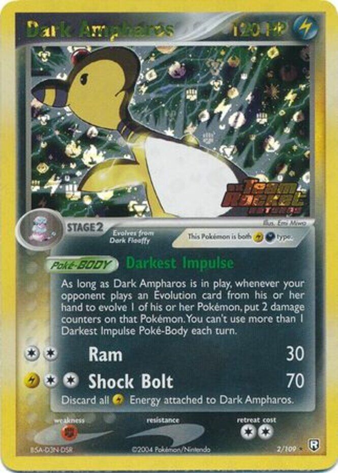 Dark Ampharos (2/109) (Stamped) [EX: Team Rocket Returns] | Tables and Towers