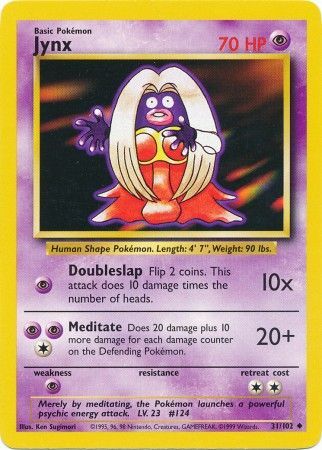 Jynx (31/102) [Base Set Unlimited] | Tables and Towers