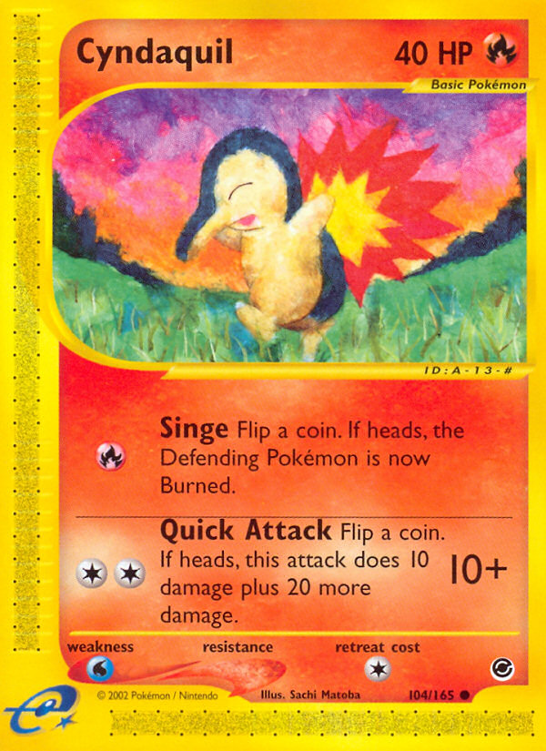 Cyndaquil (104/165) [Expedition: Base Set] | Tables and Towers