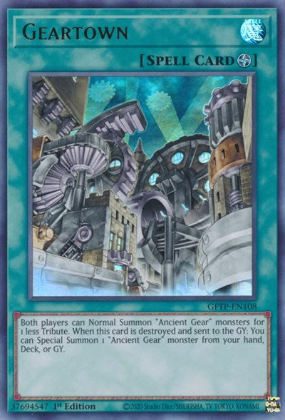 Geartown [GFTP-EN108] Ultra Rare | Tables and Towers