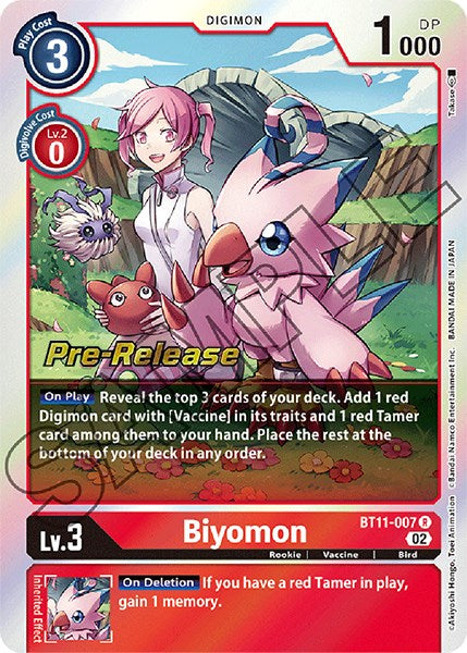 Biyomon [BT11-007] [Dimensional Phase Pre-Release Promos] | Tables and Towers