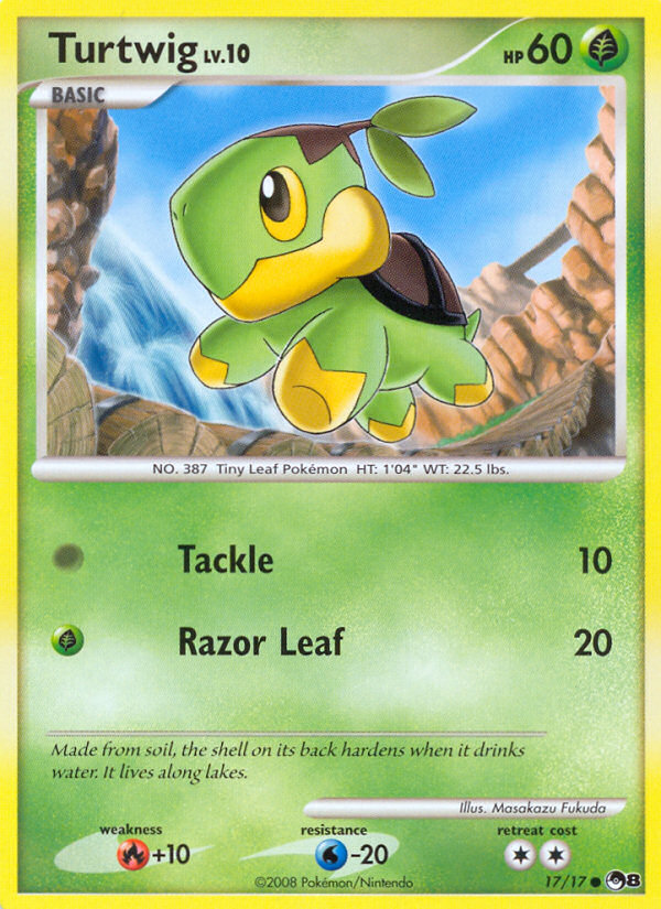 Turtwig (17/17) [POP Series 8] | Tables and Towers