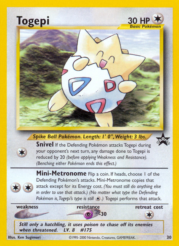 Togepi (30) [Wizards of the Coast: Black Star Promos] | Tables and Towers