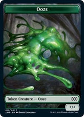 Ooze // Wurm (030) Double-Sided Token [Double Masters Tokens] | Tables and Towers