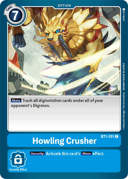 Howling Crusher [BT1-101] [Release Special Booster Ver.1.5] | Tables and Towers