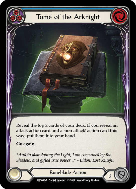 Tome of the Arknight [ARC084-S] (Arcane Rising)  1st Edition Rainbow Foil | Tables and Towers