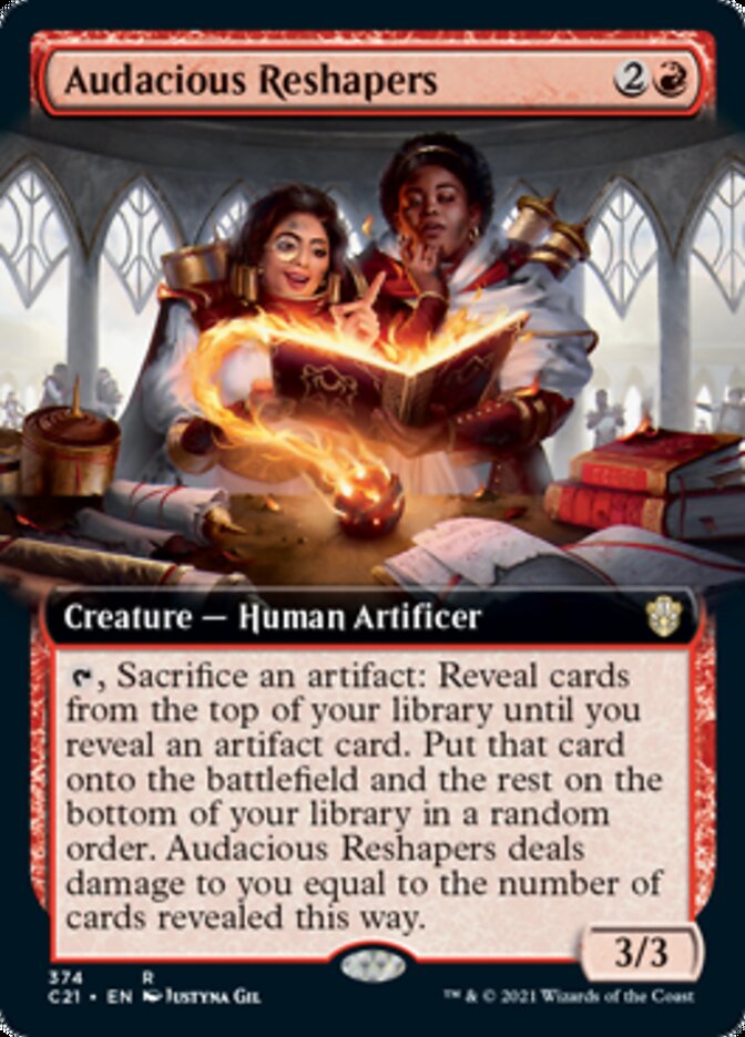 Audacious Reshapers (Extended Art) [Commander 2021] | Tables and Towers