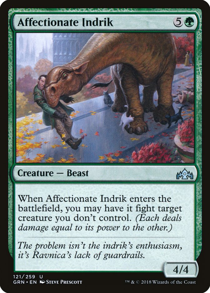 Affectionate Indrik [Guilds of Ravnica] | Tables and Towers