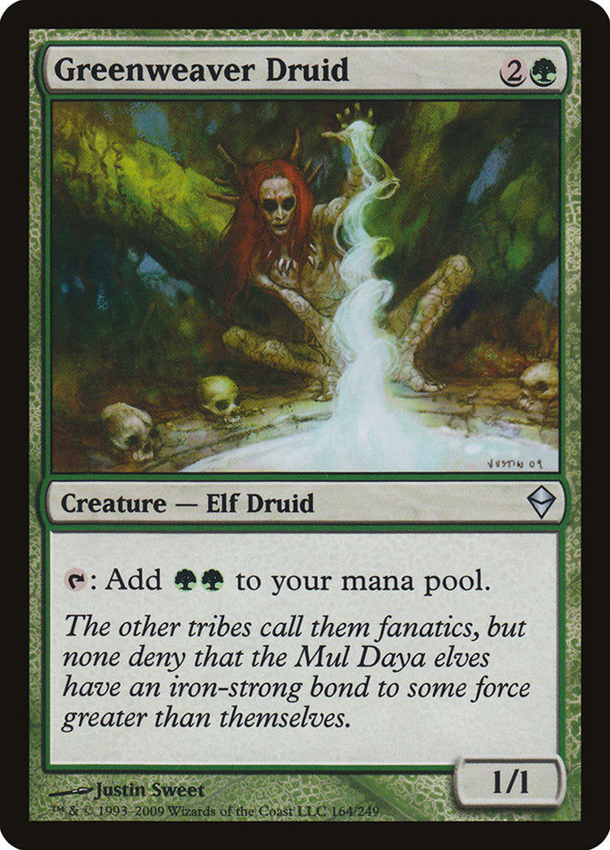 Greenweaver Druid [Zendikar] | Tables and Towers