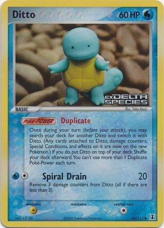 Ditto (64/113) (Stamped) [EX: Delta Species] | Tables and Towers