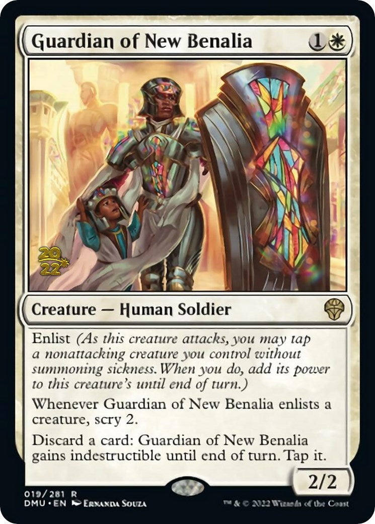 Guardian of New Benalia [Dominaria United Prerelease Promos] | Tables and Towers