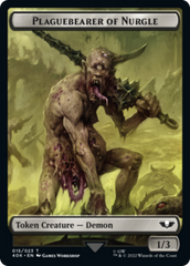 Spawn // Plaguebearer of Nurgle Double-Sided Token [Warhammer 40,000 Tokens] | Tables and Towers