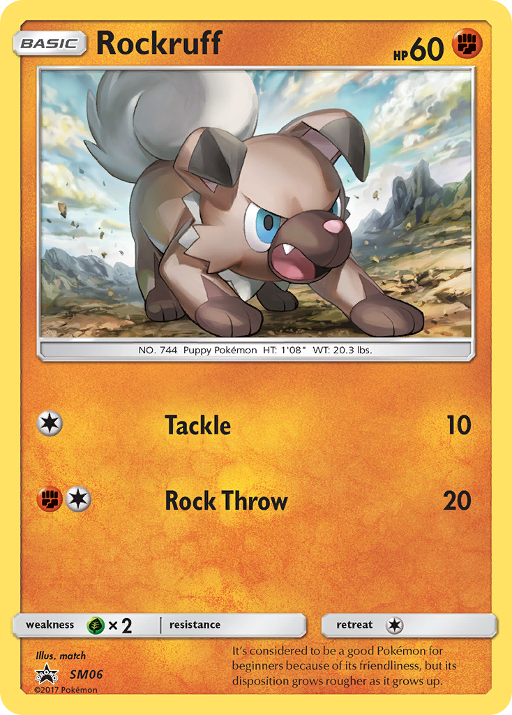 Rockruff (SM06) [Sun & Moon: Black Star Promos] | Tables and Towers