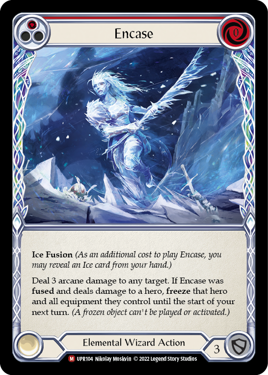 Encase [UPR104] (Uprising)  Rainbow Foil | Tables and Towers