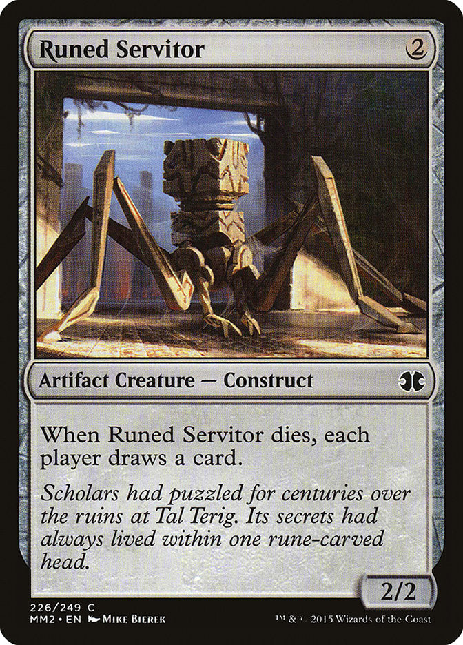 Runed Servitor [Modern Masters 2015] | Tables and Towers