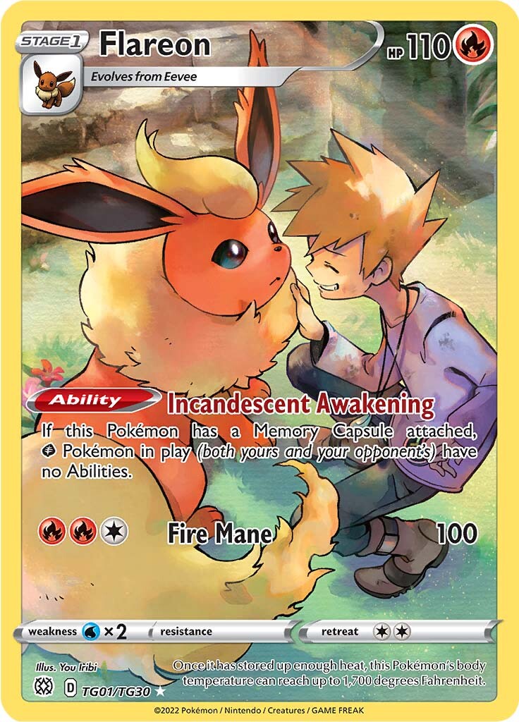 Flareon (TG01/TG30) [Sword & Shield: Brilliant Stars] | Tables and Towers