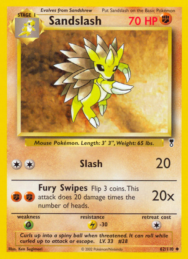 Sandslash (62/110) [Legendary Collection] | Tables and Towers