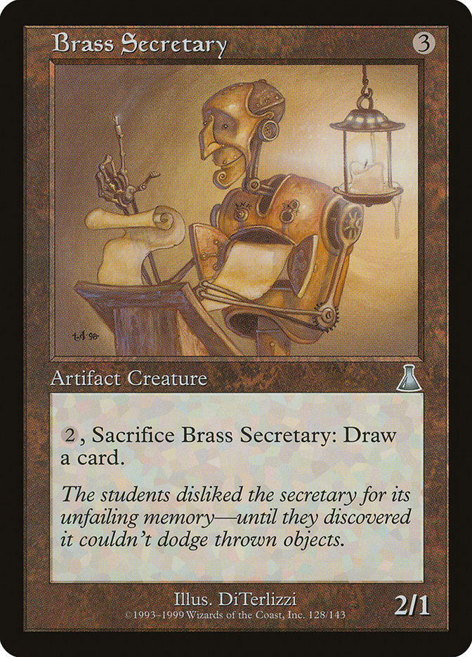 Brass Secretary [Urza's Destiny] | Tables and Towers